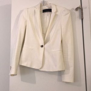 Zara blazer white xs